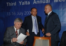 The third annual meeting YES (Yalta European Strategy) in Yalta, Ukraine.
